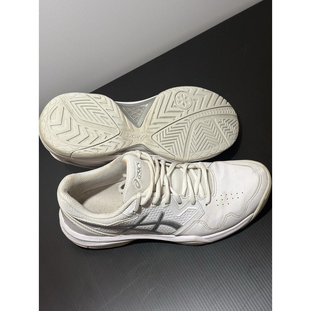 ASICS Women’s Gel Dedicate 8 All Wht Size 9 - Picture 7 of 8